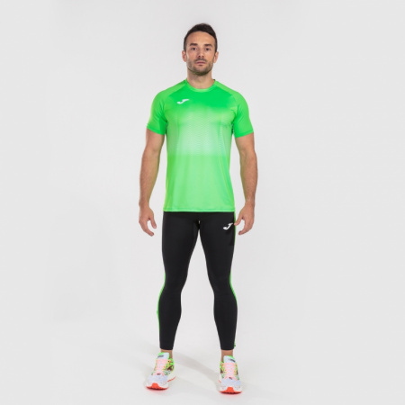 Легинсы унисекс Joma Elite VII черно-зеленые
