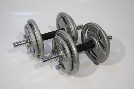 Гантели разборные металлические Atlas Sport Хаммертон 2 x 9,5 кг
