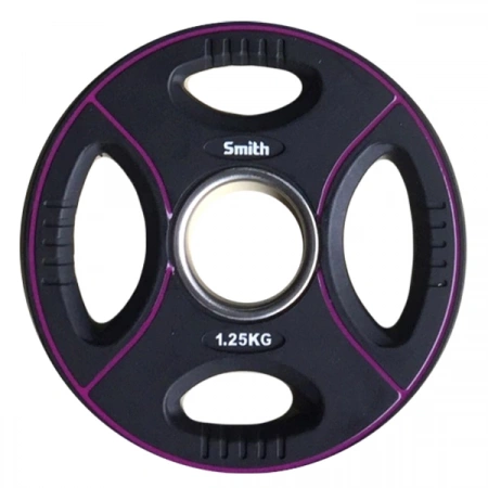 Диск для штанги Smith полиуретановый, 1,25 кг