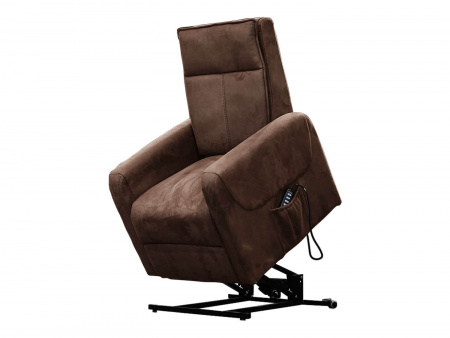 Массажное кресло-реклайнер EGO Lift Chair DM04004 шоколад