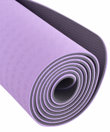 Коврик для йоги и фитнеса Starfit FM-201, TPE, 173x61 см