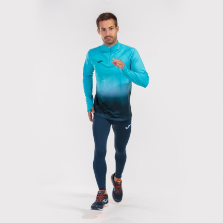 Толстовка мужская Joma Elite VII бирюзовая / темно-синяя