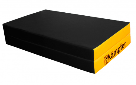 Гимнастический мат Kampfer Black Mat №4 (100 х 100 х 10) складной винилискожа