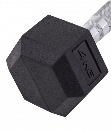 Гантель гексагональная обрезиненная Starfit DB-301 4 кг