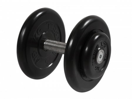 Гантель неразборная Barbell Профи 13,5 кг с вращающейся ручкой