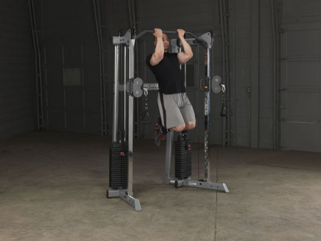 Кроссовер угловой Body Solid с двумя весовыми стеками по 72,5 кг