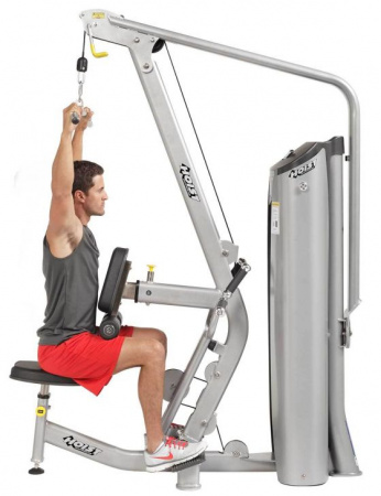 Тяга сверху, Гребная тяга с упором на грудь HOIST HD-3200
