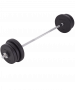 Штанга прямая BaseFit 25 кг, с грифом 26 мм, длиной 1,2 м, пластиковые диски
