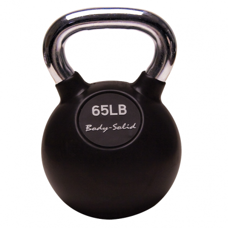 Гиря чугунная Body Solid с хромированной ручкой 29,5 кг