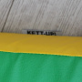 Мат гимнастический Kett-Up 1000х1000х80мм, ПВХ, зеленый/желтый