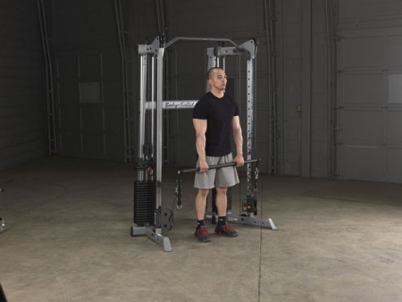 Кроссовер угловой Body Solid с двумя весовыми стеками по 72,5 кг