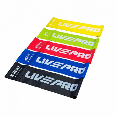 Ленточный амортизатор Livepro Latex Resistance Band