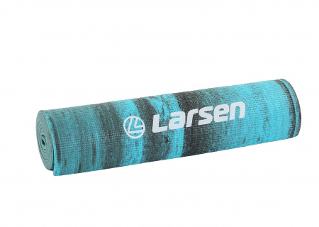 Коврик для фитнеса и йоги Larsen PVC Multicolor