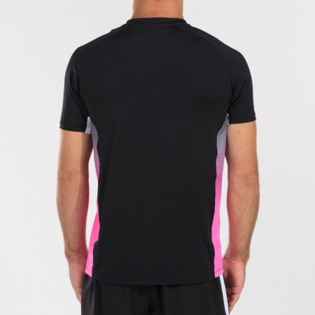 Футболка мужская Joma Elite VII черно-розовая
