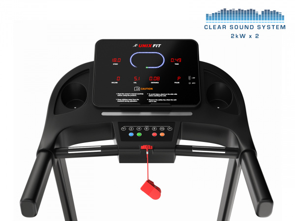 Беговая дорожка Unixfit ST-630R (черная)