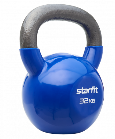 Гиря чугунная Starfit DB-401 32 кг с виниловым покрытием