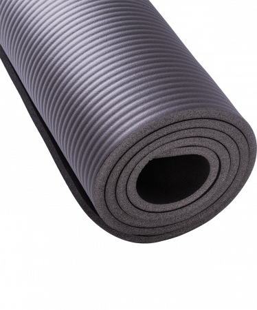 Коврик для йоги Starfit FM-301, NBR, 183x61x1,0 см, серый