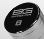 Гантель неразборная Bronze Gym 8 кг хромированная