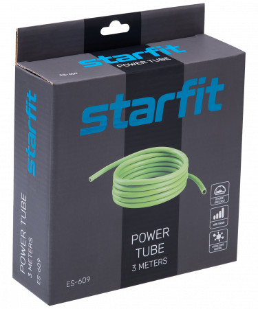 Эспандер силовой Starfit ES-609, TPR, 9-11 кг, 13х9х3000 мм, синий