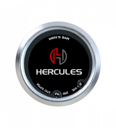 Гриф для штанги Hercules LBHC-170M прямой (длина 2200 мм, диаметр 50 мм, нагрузка до 540 кг), без замка