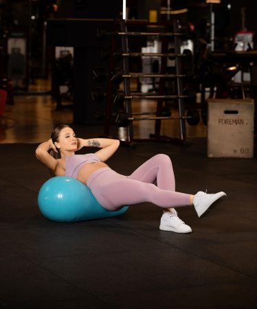 Фитбол овальный Starfit GB-801 50x100 см, синий пастель