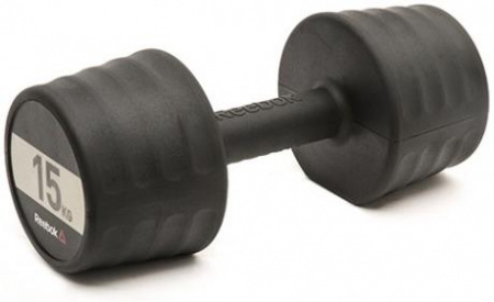 Гантели неразборные Reebok Dumbbell 2 х 15 кг обрезиненные
