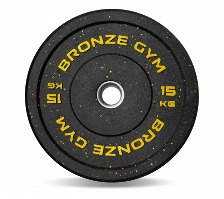 Диск бамперный Bronze Gym 15 кг (51 мм, черный)