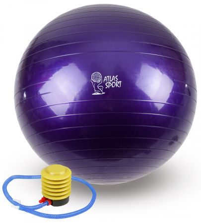 Мяч гимнастический фитбол с насосом Atlas Sport 65 см